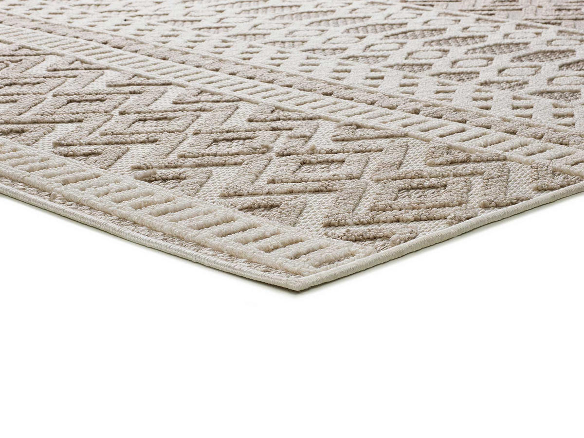 VINTAGE-TEPPICH Beige Element 134/200 cm - Beige, Naturmaterialien/Textil (134/200cm) - Atticgo