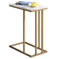 BEISTELLTISCH CARLOTA - Weiß, Holzwerkstoff (26/46/61cm) - IDIMEX