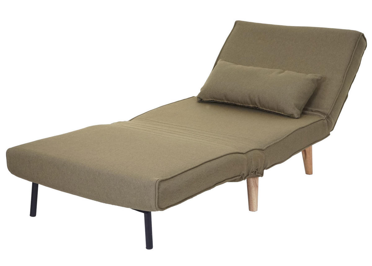 SCHLAFSESSEL Grün - Grün, Textil (75/77/70cm) - MCW