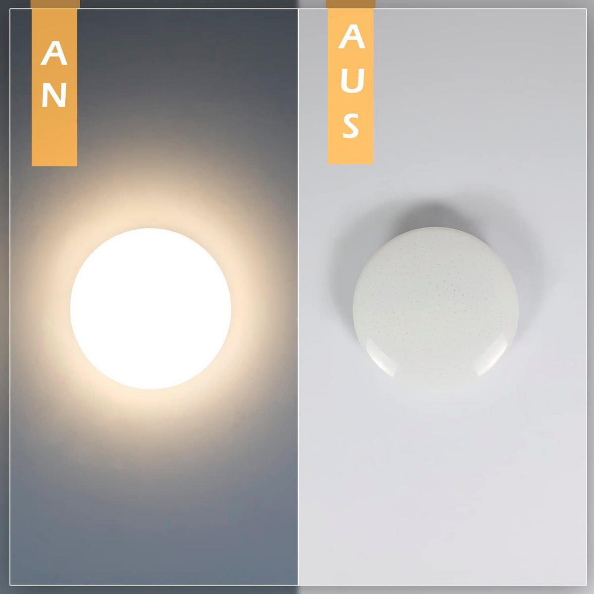 LED-DECKENLEUCHTE Philipp 21/21/6 cm - Weiß, Kunststoff (21/21/6cm) - Nettlife