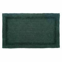 BADEMATTE 70/120 cm, 100% Baumwolle, wendbar - Waldgrün, Textil (70/120cm) - Homescapes