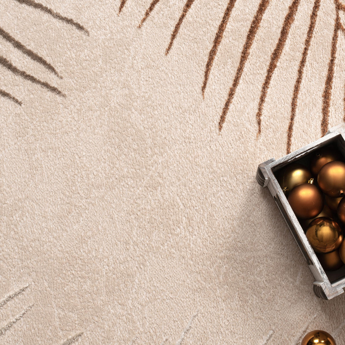 KURZFLORTEPPICH 120/160 cm Tuana 218 - Beige, Textil (120/160cm) - Paco Home