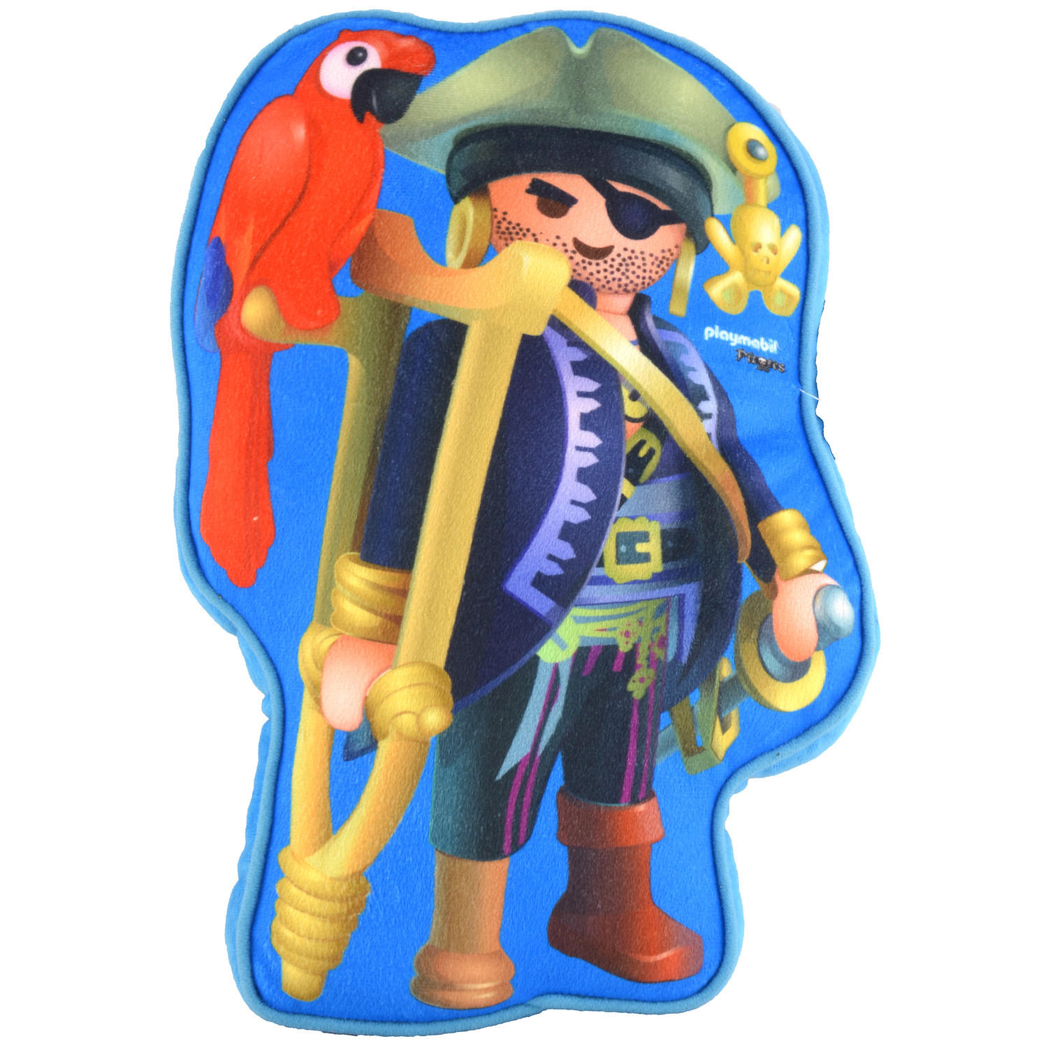 KINDERKISSEN Playmobil Piraten 29 x 38 x 13 cm - Multicolor, Textil (29/38cm) - Playmobil