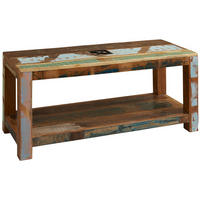 COUCHTISCH Altholz 110x45x50 mehrfarbig lackiert NATURE OF SPIRIT #107 - Multicolor, Holz (110/45/50cm) - Massivmoebel24