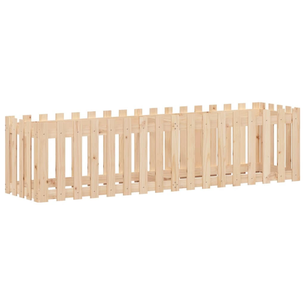 furnicato Hochbeet Natur 200x50x50 cm