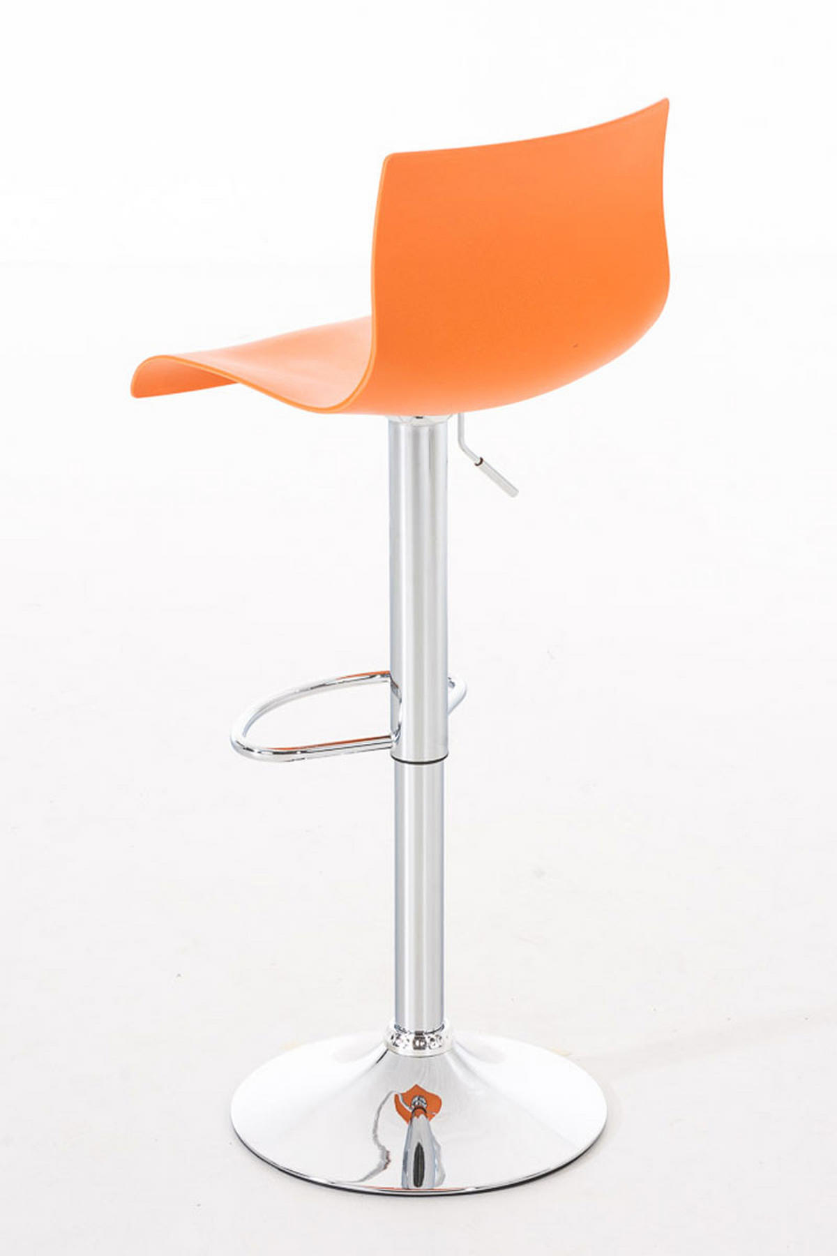 BARHOCKER BERLIN Orange Kunststoff - Orange, Kunststoff/Metall (39/84/36cm) - DELUKE