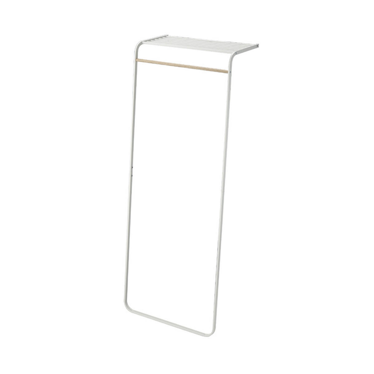 KLEIDERSTÄNDER mit regal - tower 60/46/160 cm - Weiß, Metall (46/160/60cm) - Yamazaki