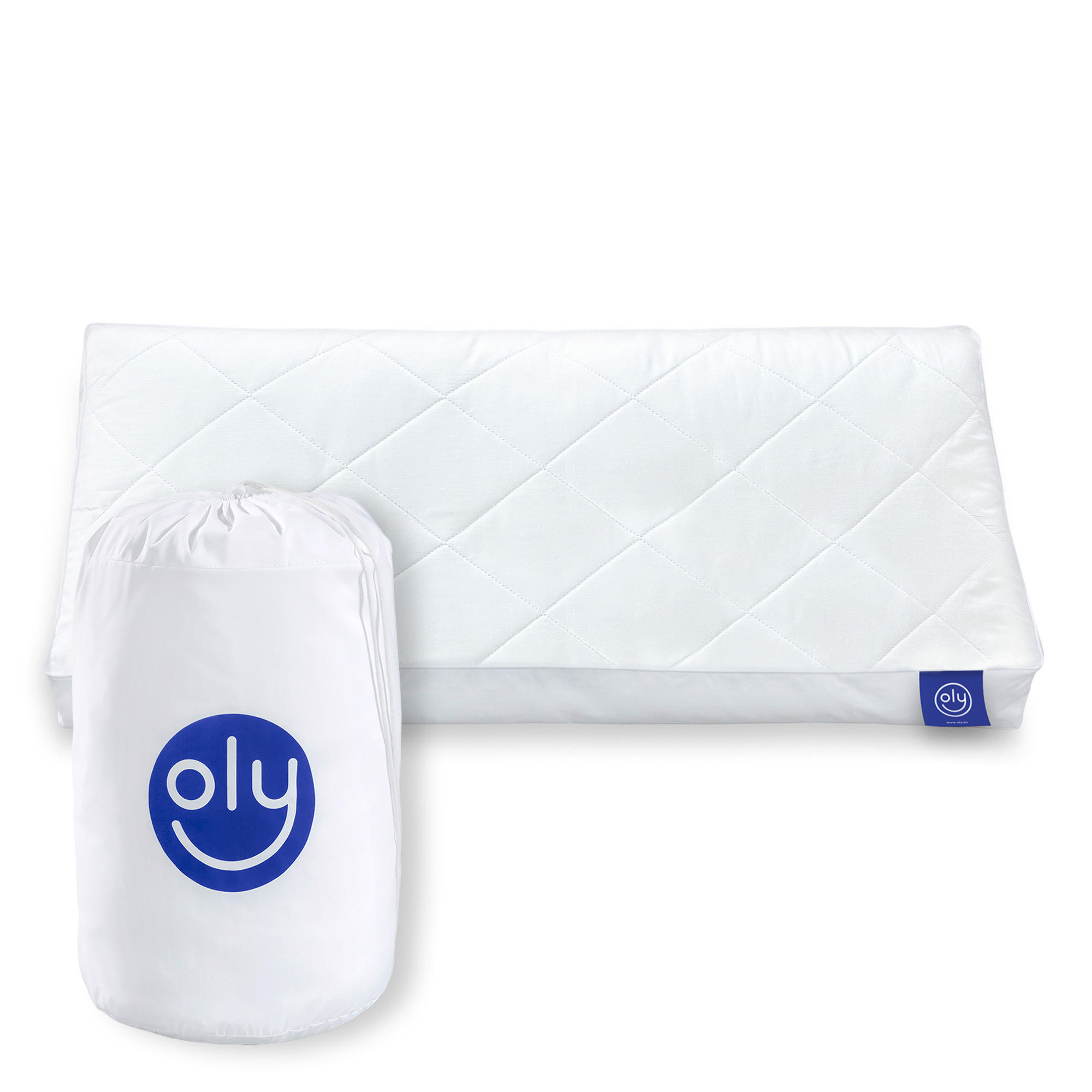 KOPFKISSEN KISSMY 100% Mikrofaser mittel - Weiß, Naturmaterialien (40/80cm) - oly