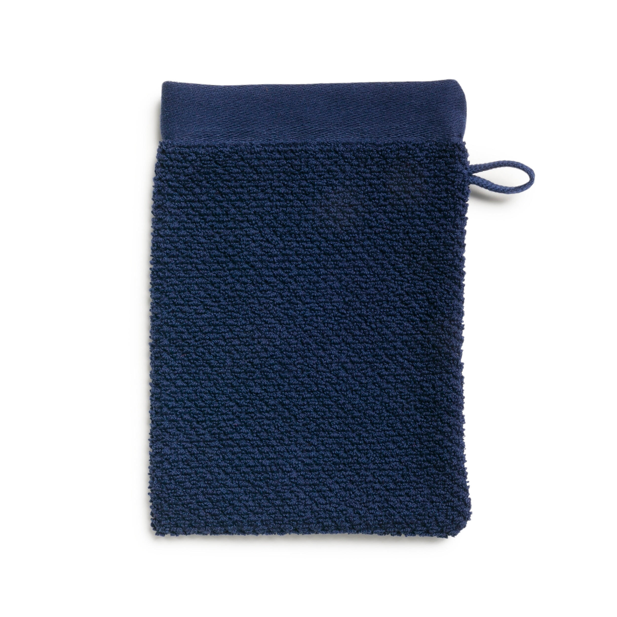 Möve Waschhandschuh Dunkelblau 15x20 cm