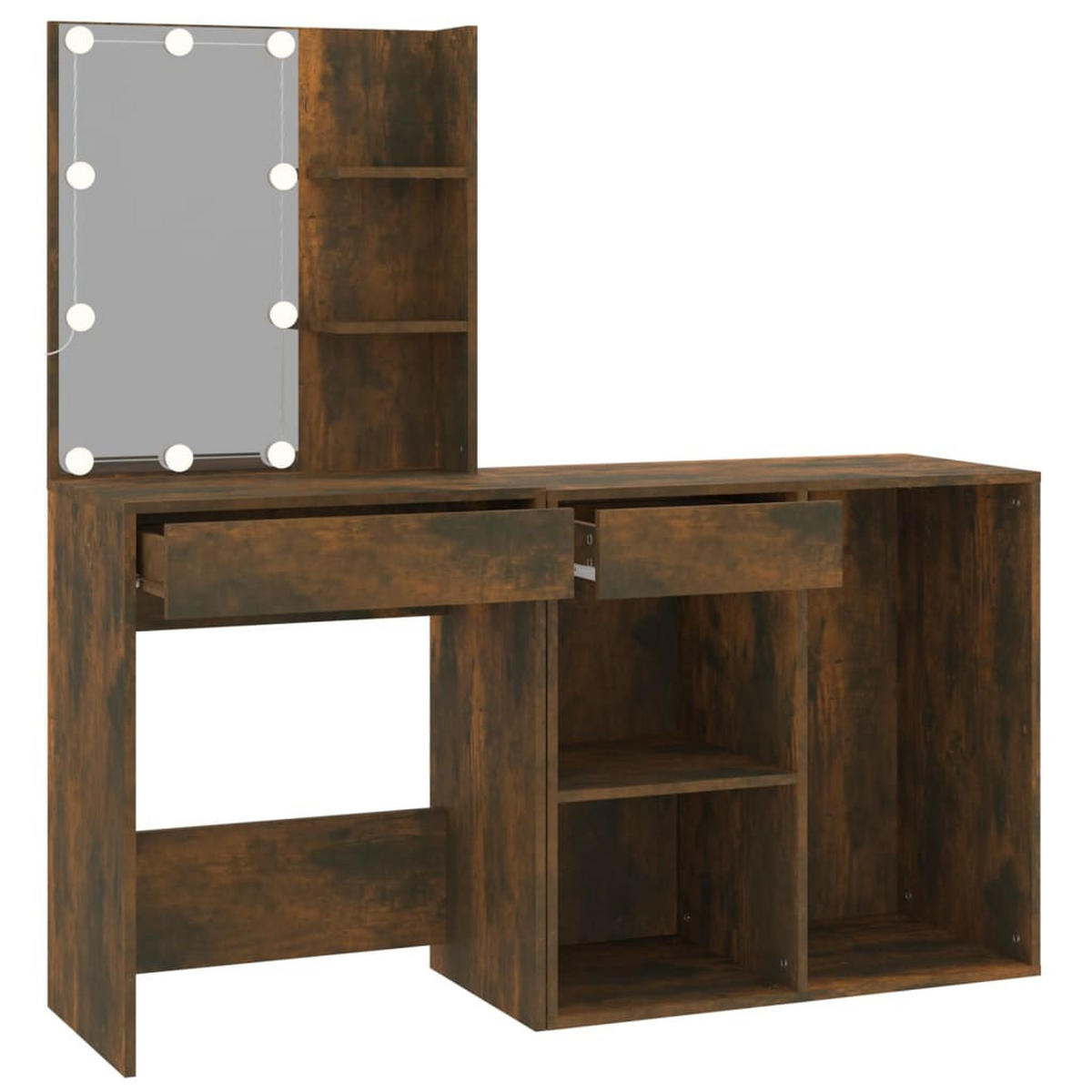 SCHMINKTISCH Cole 75/40/80 cm - Taupe, Holzwerkstoff (75/80/40cm) - Nettlife