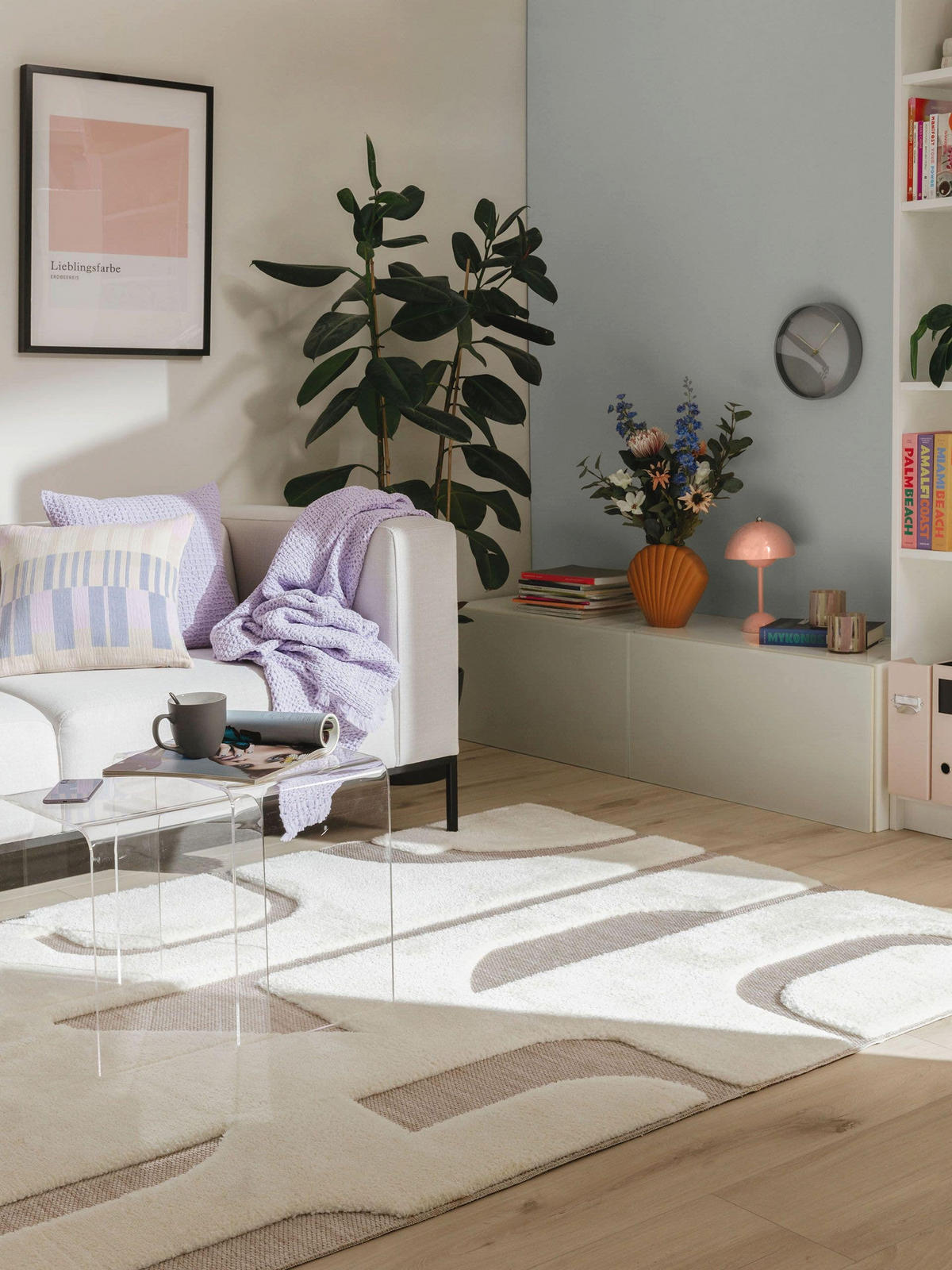 TEPPICH Elanie 250/350 cm - Beige/Creme, Kunststoff (250/350cm) - benuta Pop