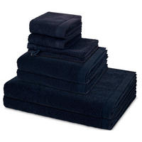 FROTTIERSET Bliss 8-teilig - Dunkelblau, Textil (50/100cm) - MÖVE