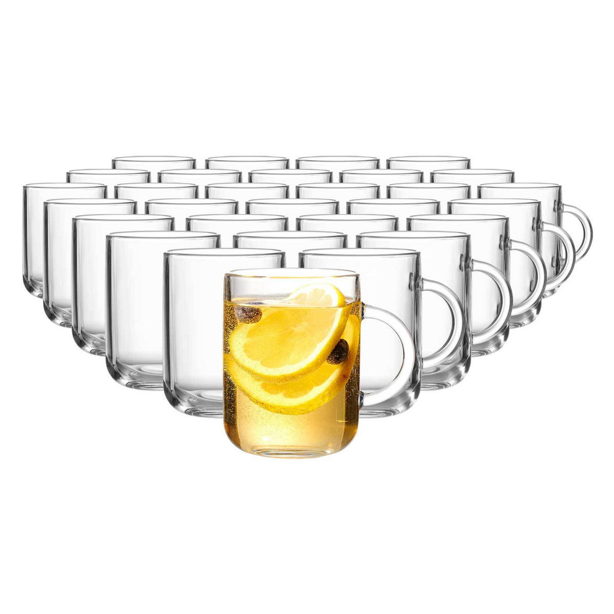 KAFFEE- / GLÜHWEIN-GLÄSER Marco transparent 330 ml 30er Set - Transparent, Glas (0.33L) - Ritzenhoff Breker