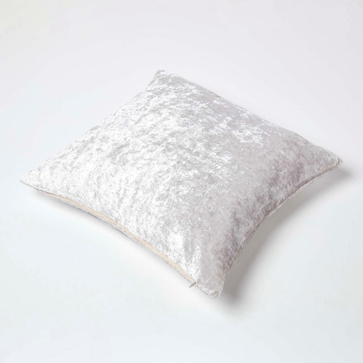 KISSENHÜLLE Pannesamt champagner 60/60 cm - Champagner, Textil (60/60cm) - Homescapes