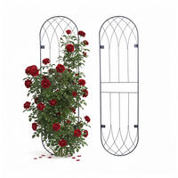 2XMRIEŽKA - čierna, kov (38/140/1cm) - Relaxdays