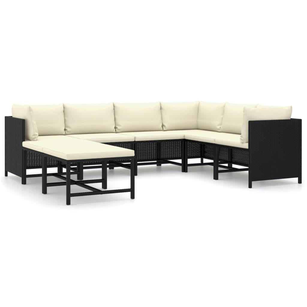 GARTENSET Reiter 8-teilig - Schwarz, Metall - Nettlife