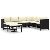 GARTENSET Reiter 8-teilig - Schwarz, Metall - Nettlife