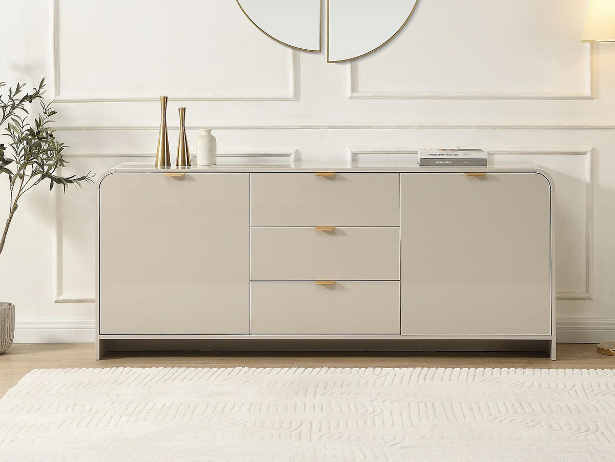 SIDEBOARD - 180 cm x 40 cm - holz - beige Oralino - Beige, Holz (180/75/40cm) - Vente-Unique