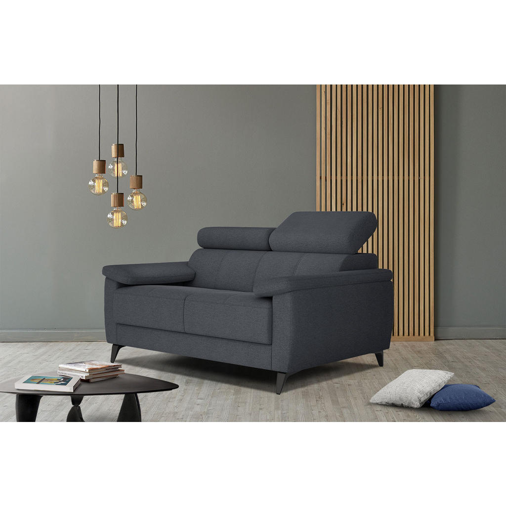 Thumbnail - Courtois Laville Sofa, Hellgrau, Textil, 2-Sitzer, Rechteckig, 141x80x102 cm, Wohnzimmer, Sofas & Couches, Sofas