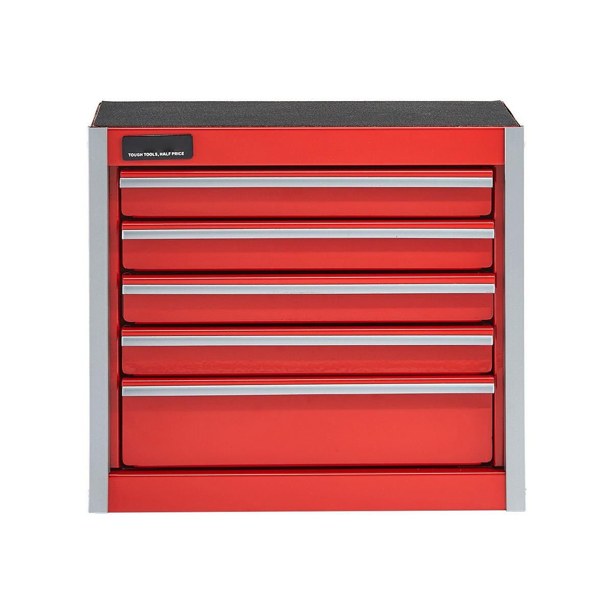 WERKZEUGKOFFER 21,8cm 5 Schubladen Tragbare Stahl Werkzeugtruhe Rot - Rosa, Metall (10/10/10cm) - Raelunyi