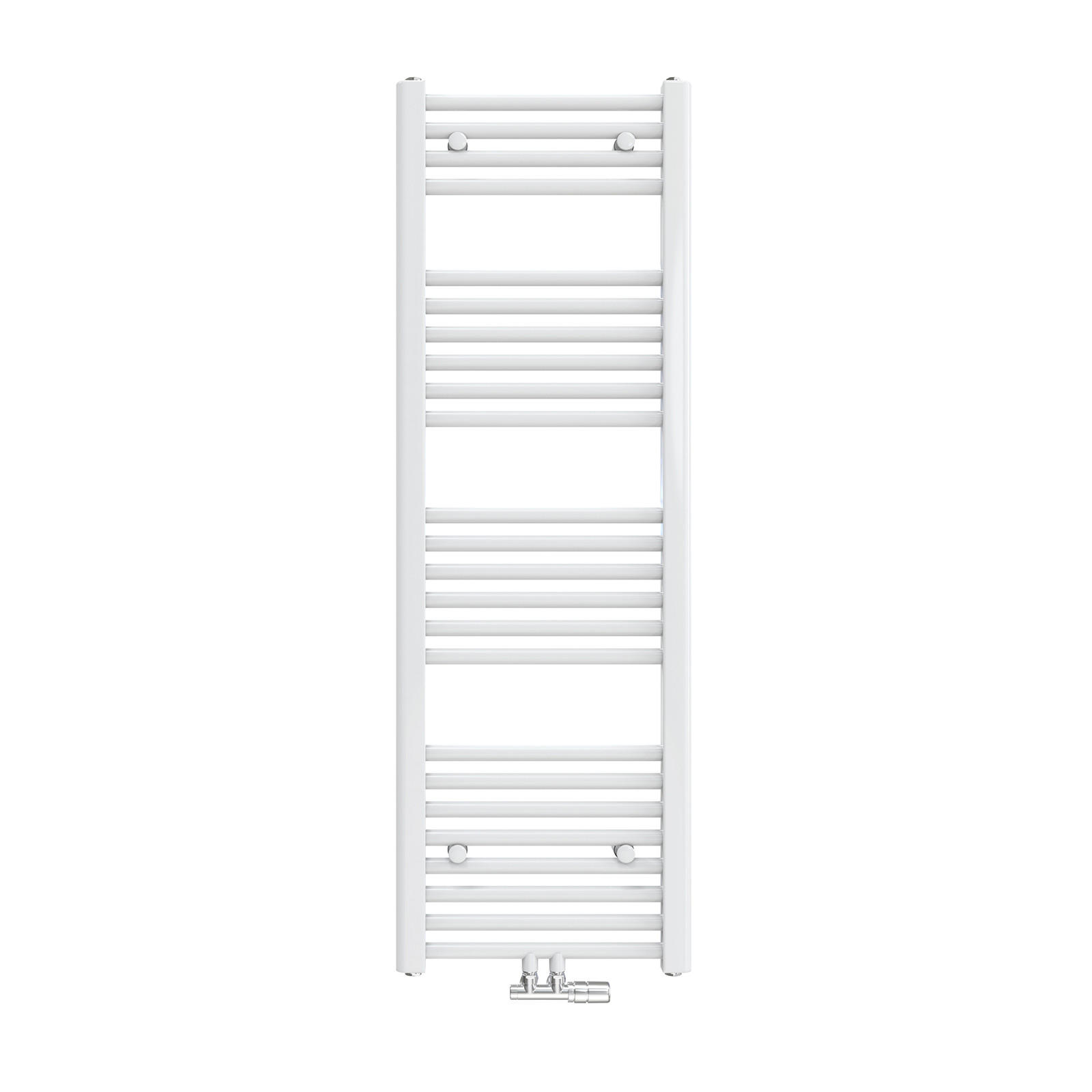 HEIZKÖRPER Handtuchheizkörper wasserführend 120/40/3 cm - Weiß, Metall (40/120/3cm) - EMKE