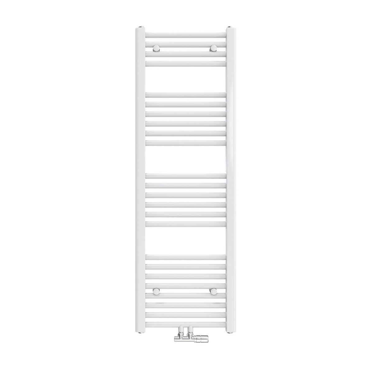 HEIZKÖRPER Handtuchheizkörper wasserführend 120/40/3 cm - Weiß, Metall (40/120/3cm) - EMKE