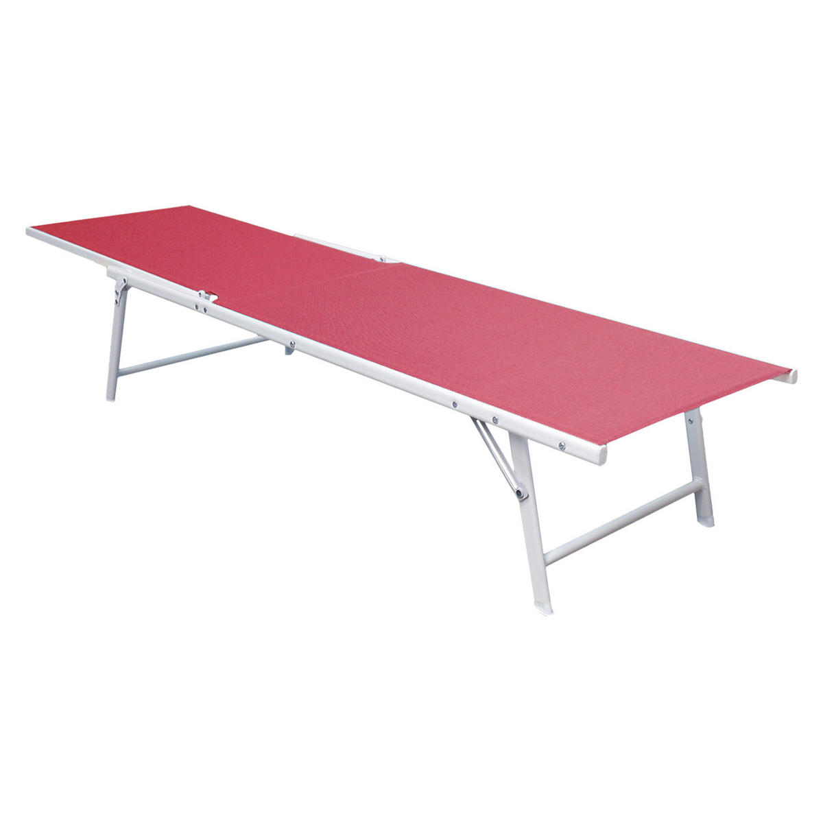 SONNENLIEGEN Sicilia Rosa und Weiß 2er-Set - Rosa, Kunststoff (54/87.5/182cm) - Happy Garden