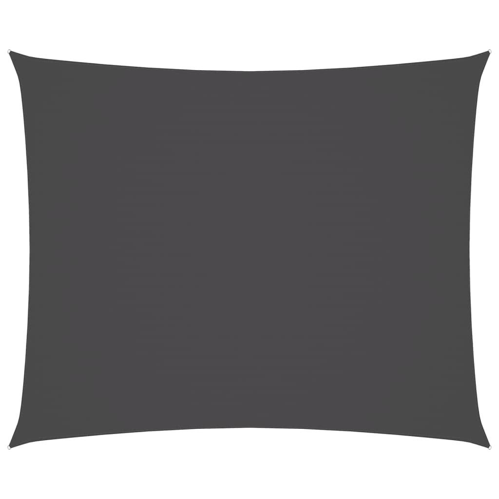 SONNENSEGEL Oxford-Gewebe Rechteckig 4x6 m Anthrazit - Anthrazit, Textil (600/400cm) - furnicato