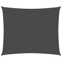 SONNENSEGEL Oxford-Gewebe Rechteckig 4x6 m Anthrazit - Anthrazit, Textil (600/400cm) - furnicato