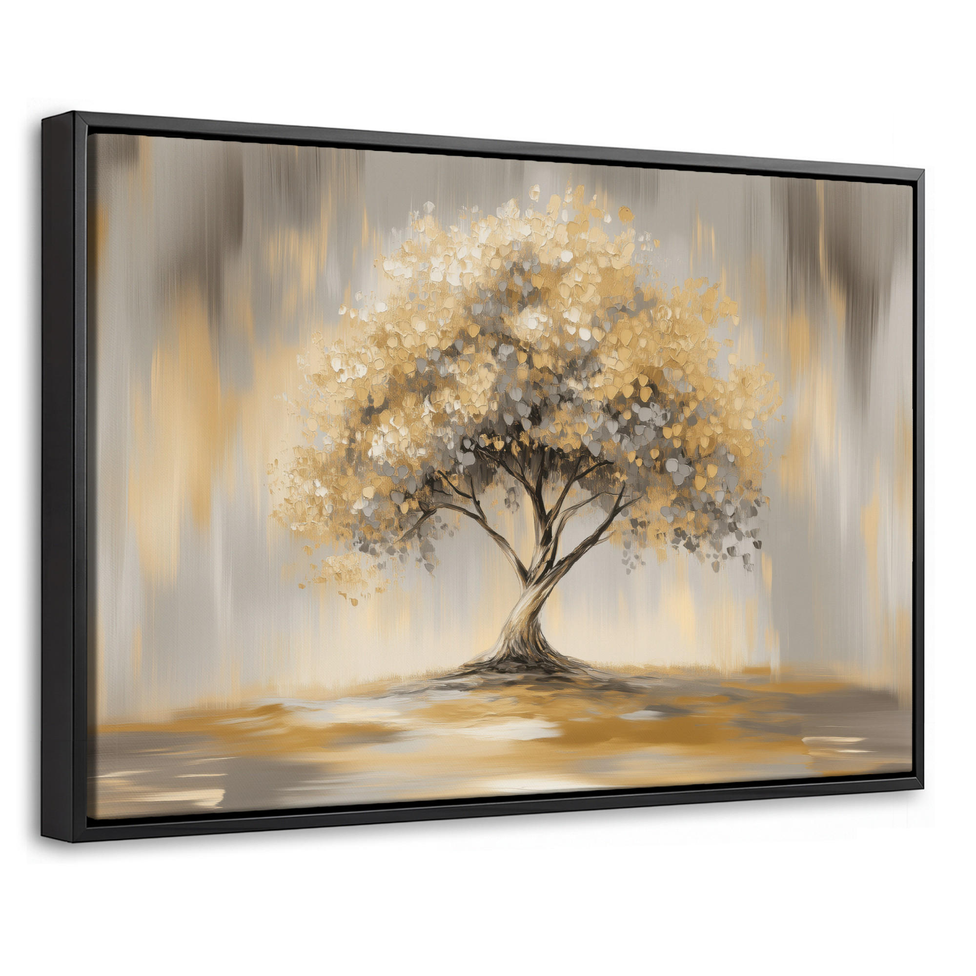 MuchoWow Leinwand Beige 60x40 cm