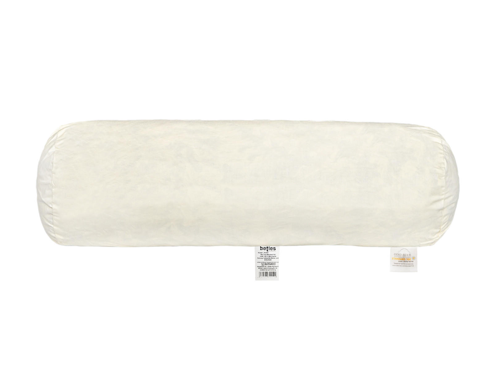 NACKENROLLE Publik Federfüllung 15/40 cm - Creme, Textil (15/40cm) - beties Heimtextil