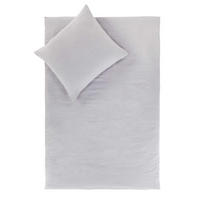 BETTWÄSCHE ENZYME STONE - Silberfarben, Textil (140/200cm) - Lieblings Ding