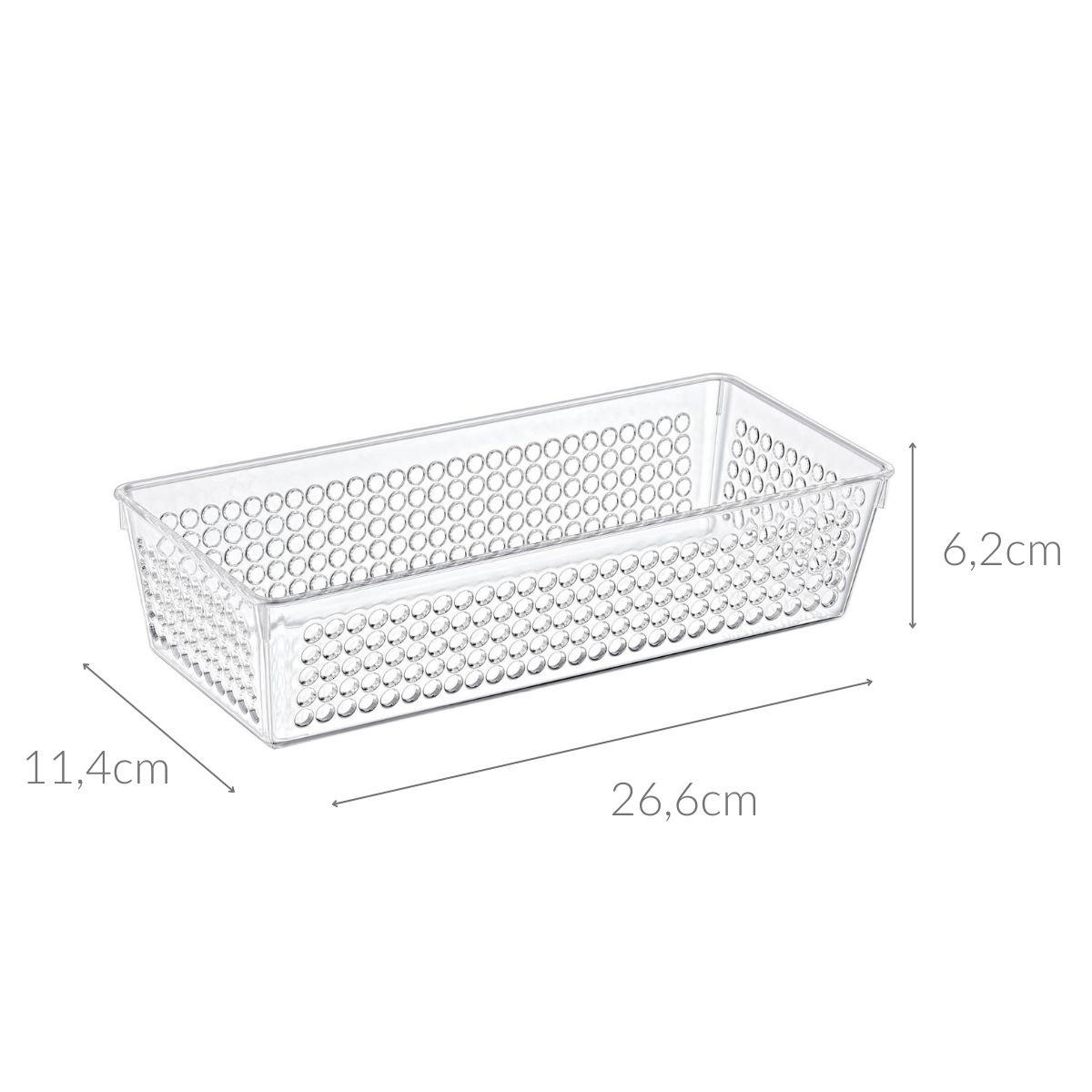KÜHLSCHRANKBEHÄLTER 1900 ml - Transparent, Kunststoff (11.4/6.2/26.6cm) - Excellent Houseware