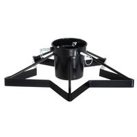 CHRISTBAUMSTÄNDER Metallfuß Flora Ø 49,5 cm - Schwarz, Metall (49.5/14.5cm)