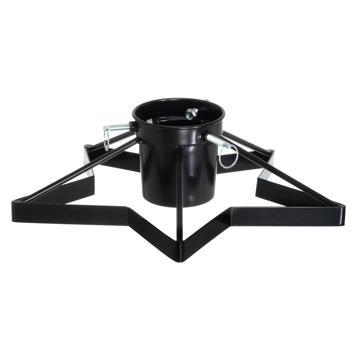 CHRISTBAUMSTÄNDER Metallfuß Flora Ø 49,5 cm - Schwarz, Metall (49.5/14.5cm)