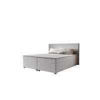 BOXBETT SIMPLE mit Matratze H3, Bonell und Topper 140x200 COSMIC 10 - Beige, Textil (140/200cm) - Bedante