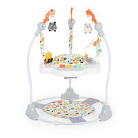 LAUFLERNHILFE Hopser Magic fun grau Spielcenter, Musik, Licht, höhenverstellbar, Sitz drehbar - Grau, Kunststoff (81/87/81cm) - Moni