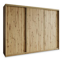SCHWEBETÜRENSCHRANK NISSE 270/205/60 cm 3-türig Eiche Artisan - Eiche Artisan, Holzwerkstoff (270/205/60cm) - MASSENO