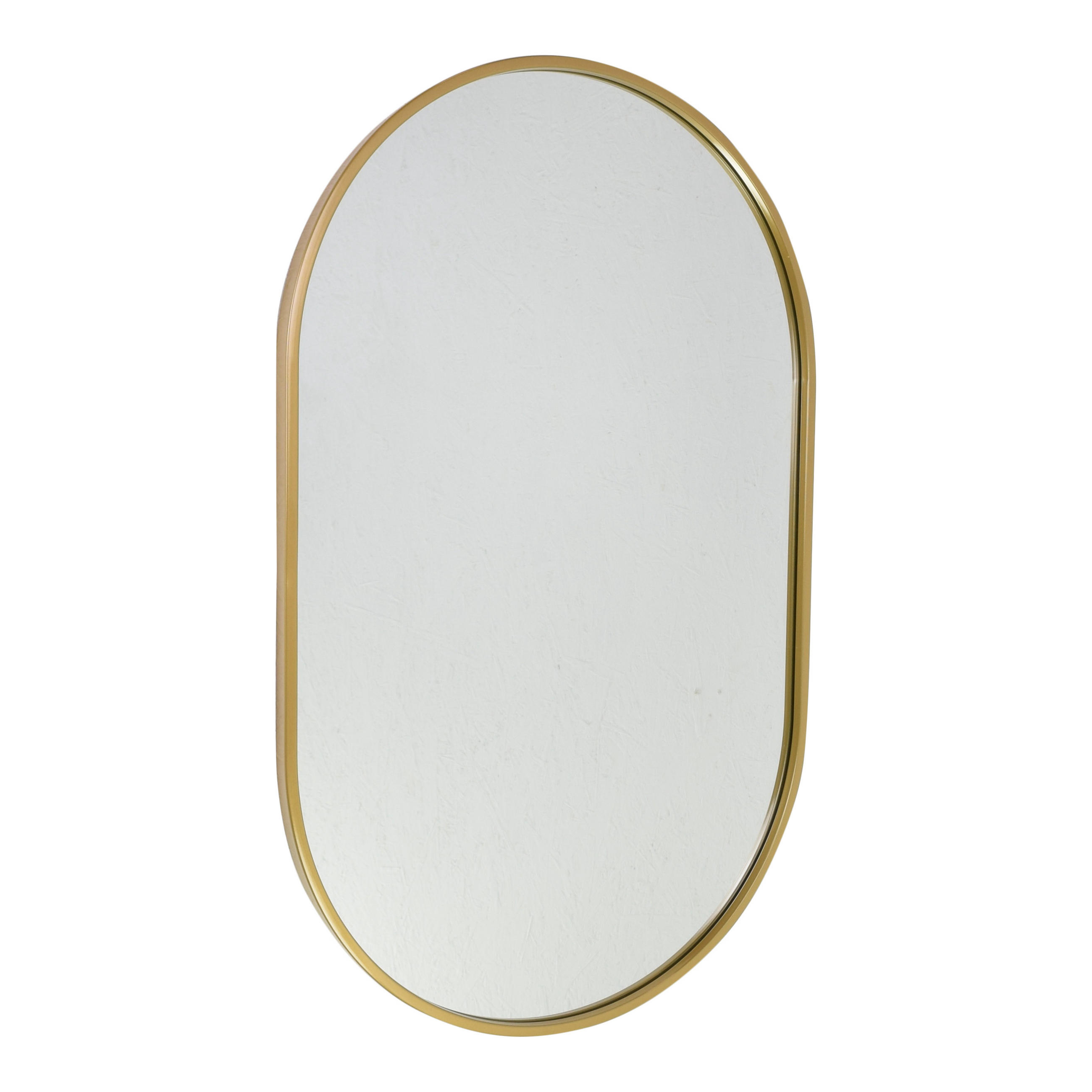 WANDSPIEGEL Boston Gold - Goldfarben, Metall (50/80/4cm) - Fragix