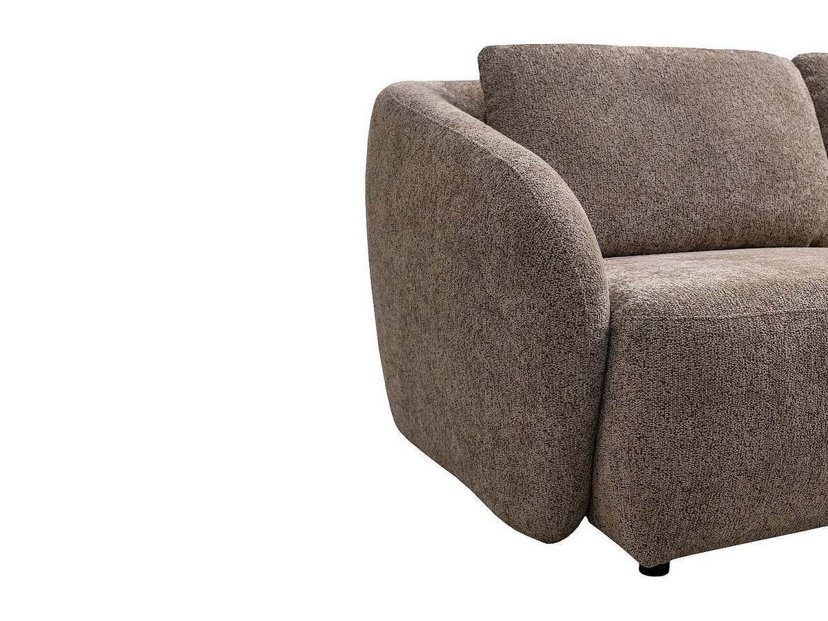 SOFA - 2 Personen - stoff - taupe Liruno - Taupe, Textil (200/85/104cm) - Vente-Unique