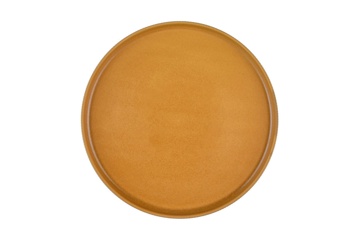 TELLER Scandi Ø27,5cm - 4er-Set - Ocre - Gelb, Keramik (27.5cm) - Björn