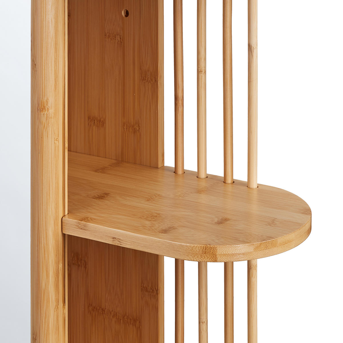 SPIEGELSCHRANK - Hellbraun, Glas/Holz (62/53/20cm) - Relaxdays