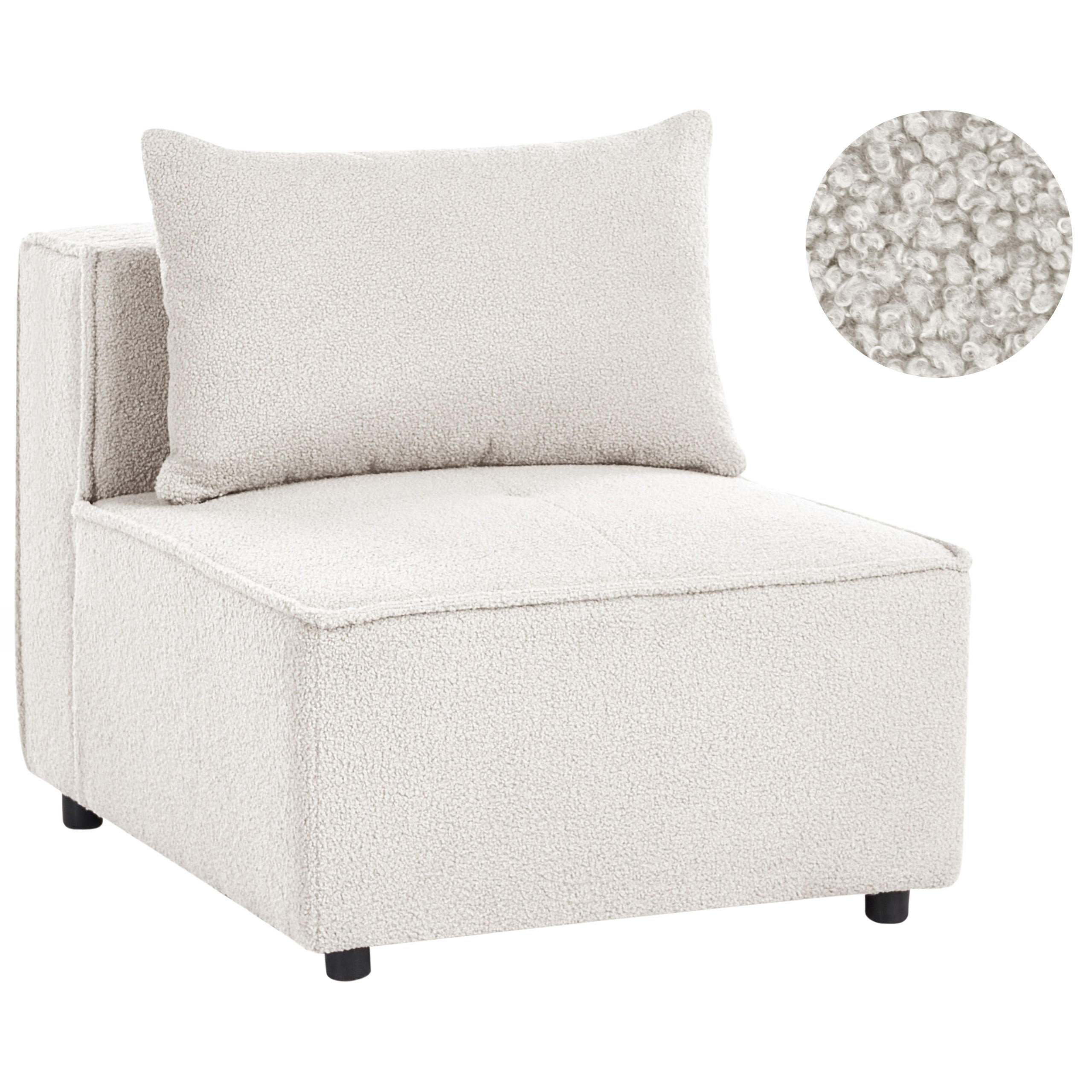 Beliani Sesselmodul Creme 70x93x94 cm