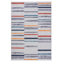 TEPPICH Liran Dunkelblau,Currygelb,Petrol 160/230 cm - Dunkelblau, Textil (160/230cm) - My-Rug