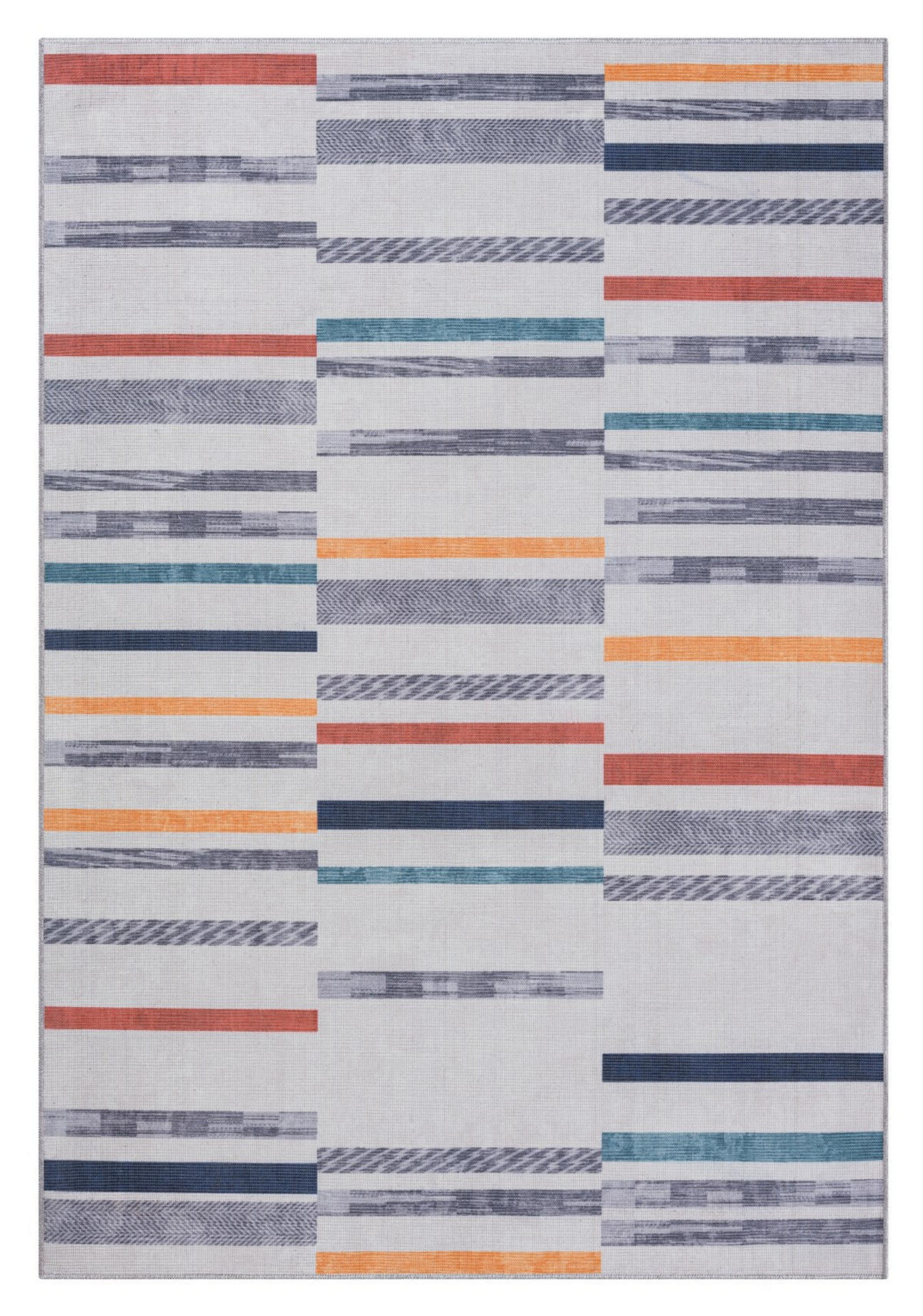 TEPPICH Liran Dunkelblau,Currygelb,Petrol 160/230 cm - Dunkelblau, Textil (160/230cm) - My-Rug