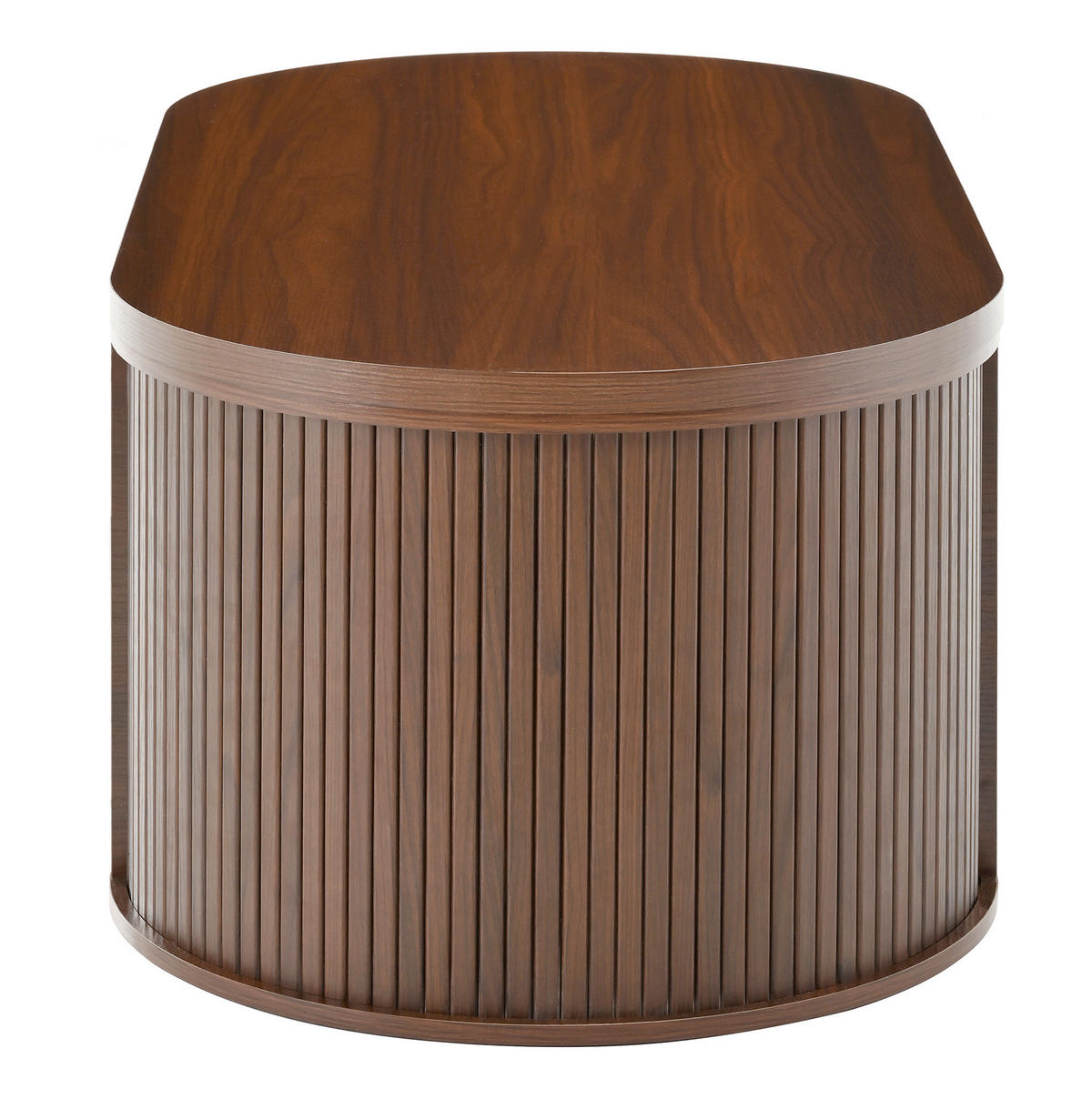 COUCHTISCH 110/55,5/40 cm höhenverstellbar mit ausziehbarer Ablage aus MDF, Nussbaum - Dunkelbraun, Holzwerkstoff (110/55.5/40cm) - Modfu
