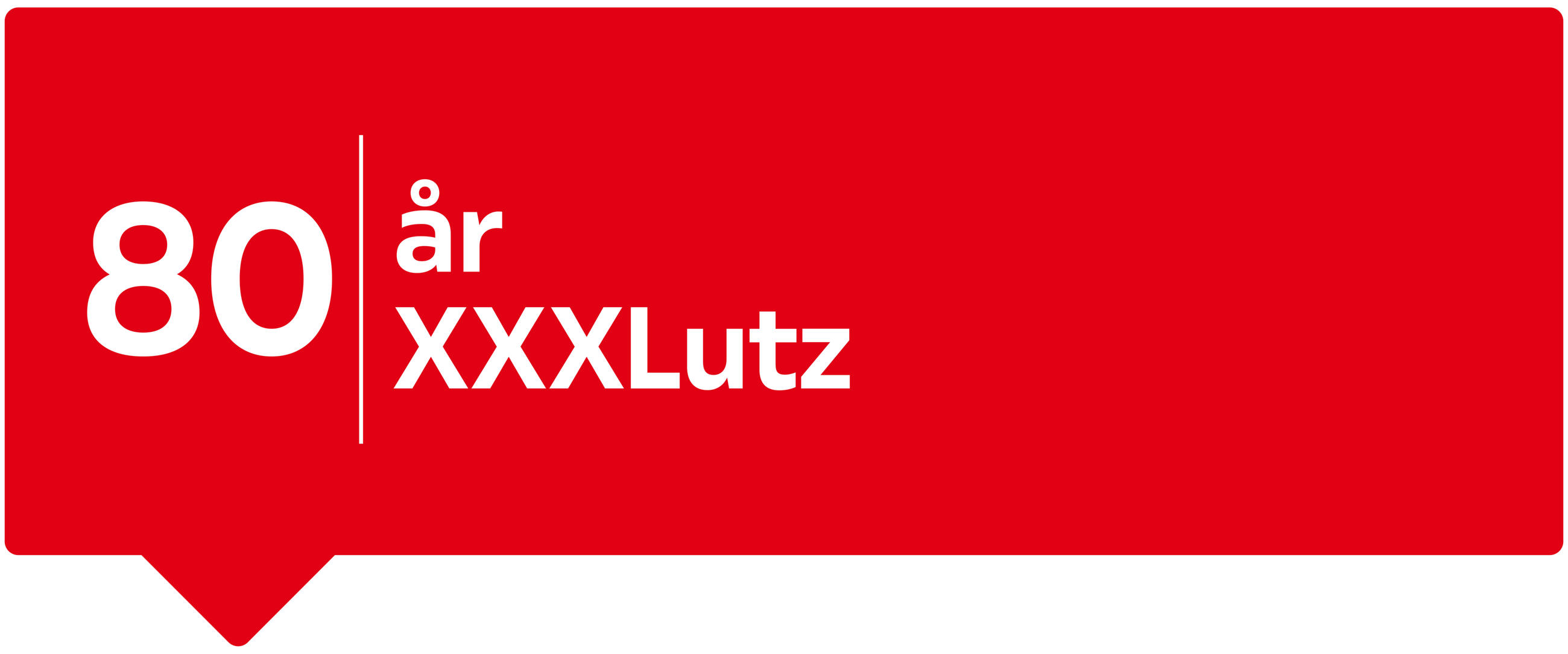 80 år XXXLutz