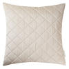 ZIERKISSENHÜLLE FrenchVelvet Quilt beige 45x45cm - Beige, Textil (45/45cm) - Tom Tailor