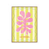 POSTER mit Rahmen Melissa Donne - Le Corail Lemon/Cream - Eichefarben/Multicolor, Holz/Papier (30/40cm) - Poster&Frame