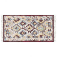 TEPPICH geflochten Fener 150/80 cm - Multicolor, Naturmaterialien (80/150cm) - Beliani